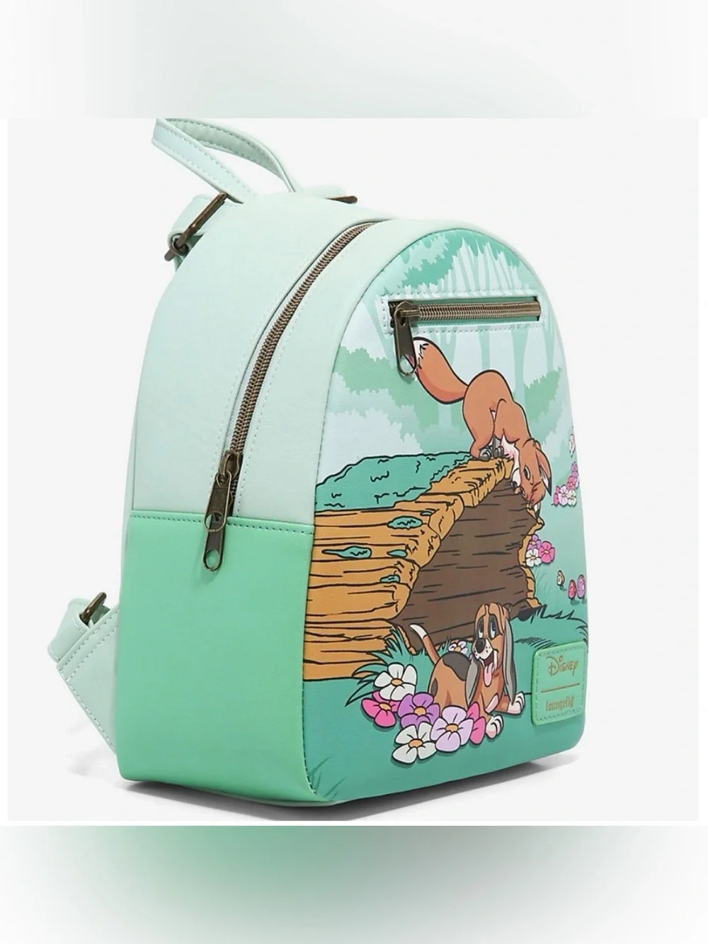 Loungefly Disney The Fox and the Hound Forest Fun Mini Backpack